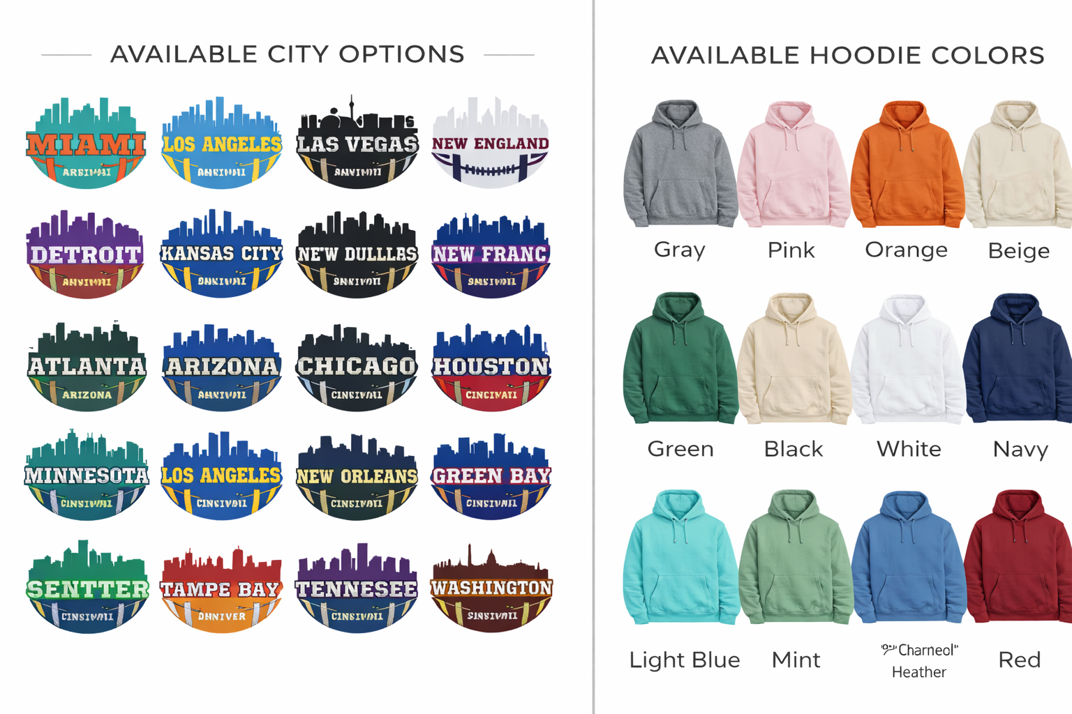 City Football Skyline Hoodie