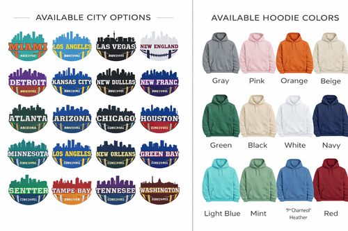 City Football Skyline Hoodie